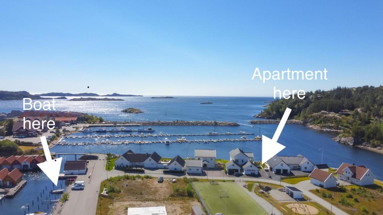 Apartment With Boat Spangereid Экстерьер фото
